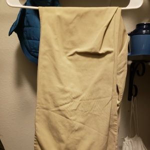 Khaki scrub pants